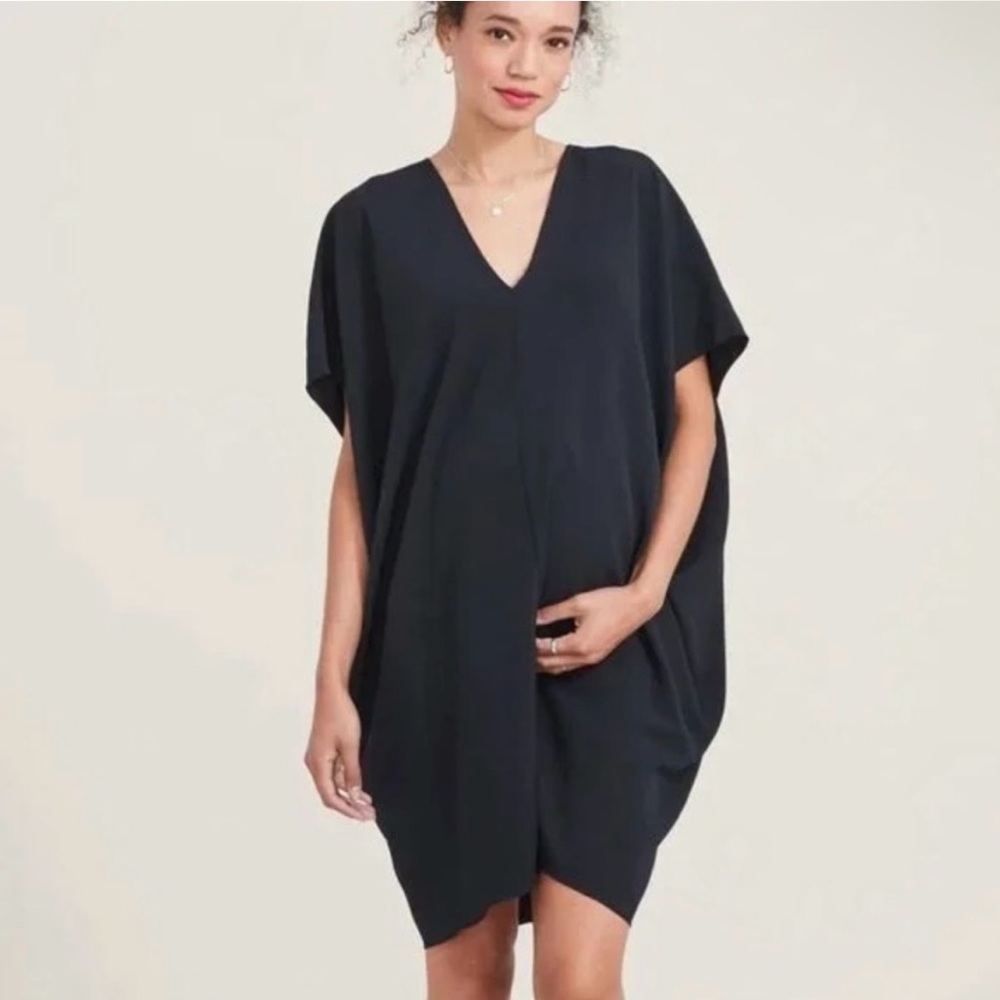 Hatch Black Maternity Dress Oversized P Made in USA/NY